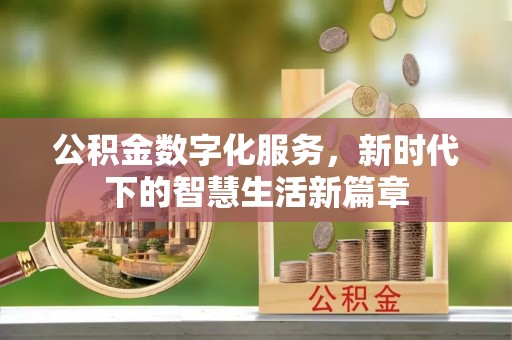 深圳公积金数字化服务，新时代下的智慧生活新篇章