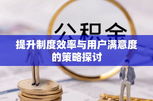 深圳提升制度效率与用户满意度的策略探讨